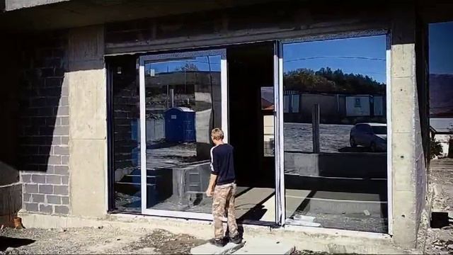 Панорамно раздвижные двери Алютех смотреть онлайн