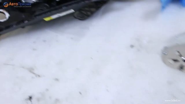 Nissan Qashqai установка светодиодных Bi-Led линз в ближний свет смотреть онлайн