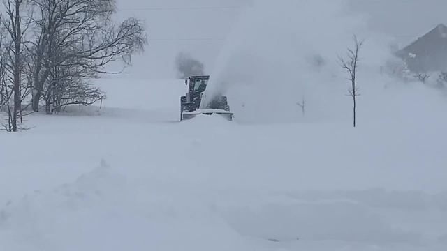 Snowmageddon feb 2020 Ontario. Dedicated to those that think my blower is too big. смотреть онлайн