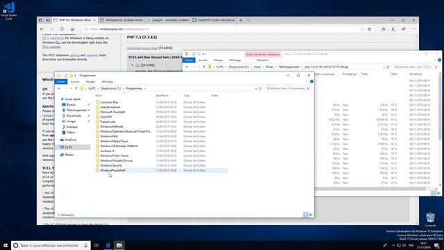 Apprendre le PHP : Chapitre 3, Installer PHP sur Windows смотреть онлайн