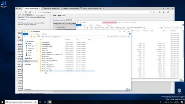 Apprendre le PHP : Chapitre 3, Installer PHP sur Windows