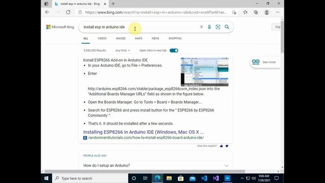 Installing the Arduino IDE with ESP32 and ESP8266 Support смотреть онлайн