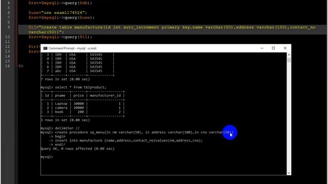 Beginner Mysql | How to create & use procedure in PHP and command prompt | বাংলা টেউটোরিয়াল смотреть онлайн