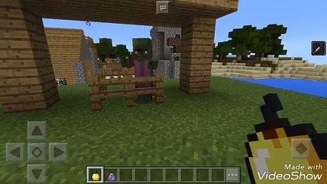 как ВЫЛЕЧИТЬ ЖИТЕЛЯ от ЗОМБИРОВАНИЯ в MINECRAFT 1.0.7 смотреть онлайн