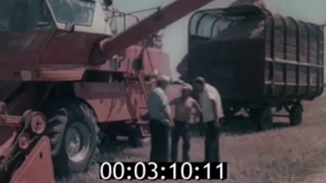 Уборочная, 1986 год. Комбайн нива смотреть онлайн