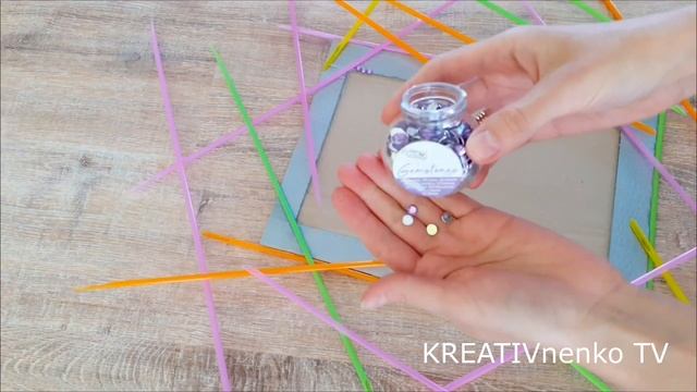 DIY \ КАК СДЕЛАТЬ ФОТОРАМКУ / ФОТОРАМКА СВОИМИ РУКАМИ \ Frame #KREATIVnenkoTV
