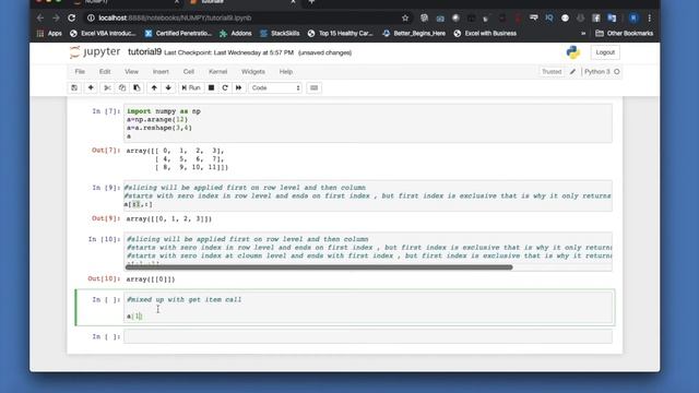 Numpy Complete Tutorial For Machine Learning |Numpy Slicing In Detail|Part:9 смотреть онлайн