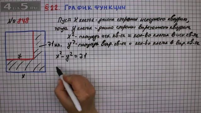 Упражнение № 848 – ГДЗ Алгебра 7 класс – Мерзляк А.Г., Полонский В.Б., Якир М.С. смотреть онлайн