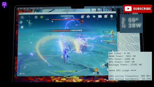 M1 Max MacBook -Genshin Impact 2.5 Mobile Terminal, the Core Power Consumption is so low playcover смотреть онлайн