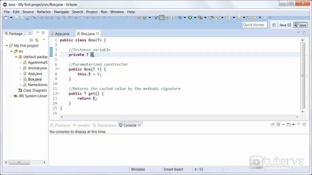 How to create a generic class in Java? смотреть онлайн