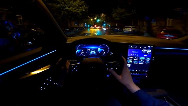RENAULT AUSTRAL techno 2023 - night POV test drive & FULL REVIEW (mild hybrid 160 HP) смотреть онлайн