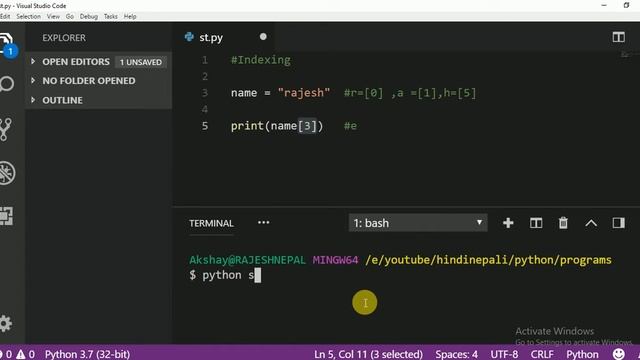 015 indexing in python in ihindi смотреть онлайн