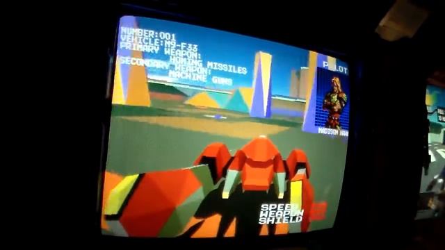 Namco's Cyber Sled Arcade Machine from 1993 - One of a kind Coin Operated cabinet, so fun! смотреть онлайн