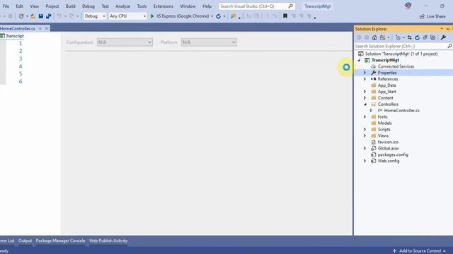 Transcript Generator Part 4-A Project Creation and Data Model ASP NET MVC C# C Sharp смотреть онлайн