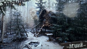 КРОХОТНАЯ ИЗБУШКА ПРИЮТИЛА НА НОЧЬ / ЖИЗНЬ В ДАЛИ ОТ ЛЮДЕЙ.