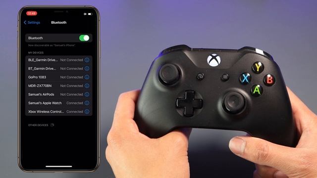 How to connect Xbox controller to iPhone or iPad смотреть онлайн