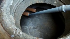 Механическая прочистка канализации в новостройке.(45) Секционная прочистная машина REKON R-150