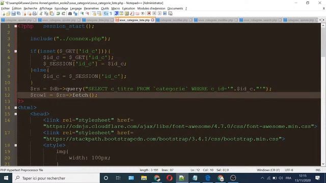 12° Projet Php смотреть онлайн
