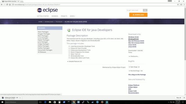 Install Java and Eclipse IDE for Windows 10 смотреть онлайн