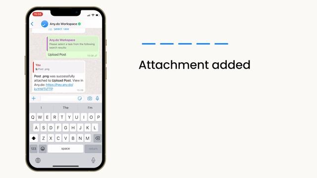 WhatsApp Attachments | iPhone & iPad | Any.do Workspace смотреть онлайн