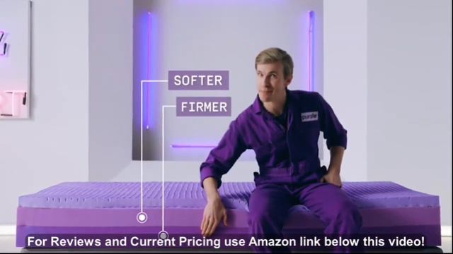 Purple California Hyper-Elastic Polymer King Size Mattress, White смотреть онлайн