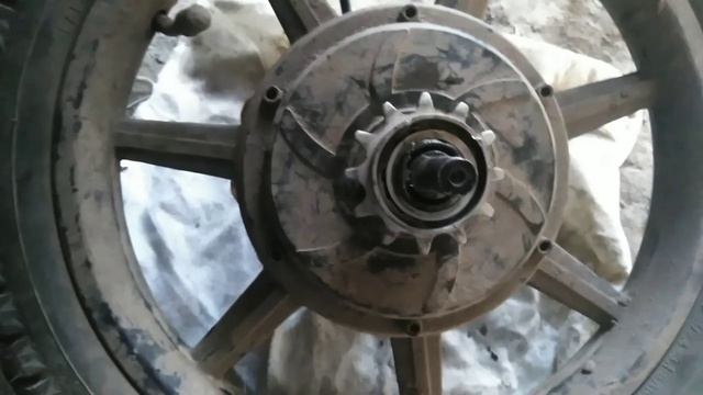 Ремонт звёздочки заднего колеса электровелосипеда. смотреть онлайн
