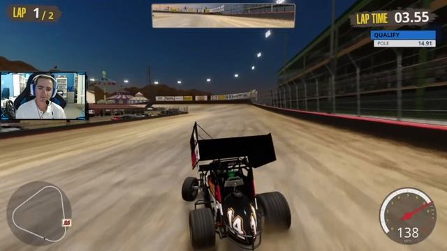 DIRT RACING! | Let's Play Tony Stewart's Sprint Car Racing смотреть онлайн