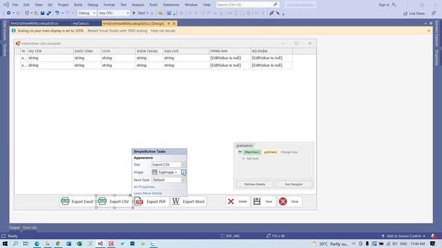 Export Data to Excel/Pdf/Word/Csv from DataGridView | Xuất dữ liệu ra Excel/Pdf/Word | KhoaiCodeTV смотреть онлайн