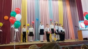 Инсценировка военной песни в школе. Спасибо за ПОБЕДУ! День Победы. Выступление моего класса.