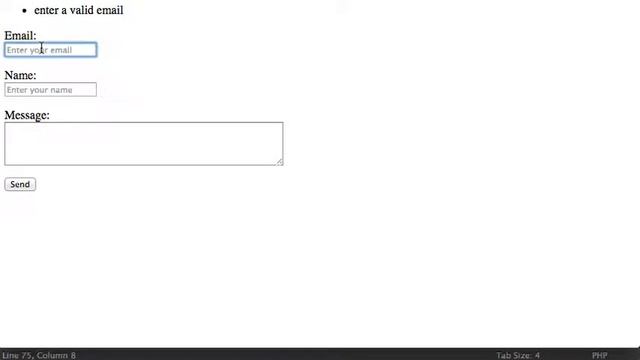 PHP Build a contact form 01: Introduction смотреть онлайн