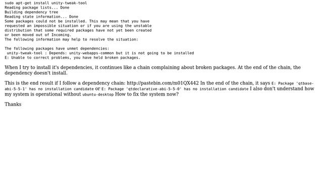 Ubuntu: How to fix broken packages in this specific situation? смотреть онлайн