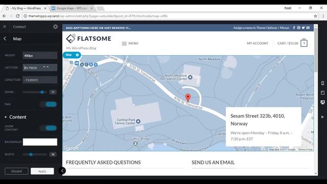 how to Add Location Latitude and Longitude in Google Map In Flatsome Map Element смотреть онлайн