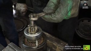 Замена бендикса на стартере Renault Logan