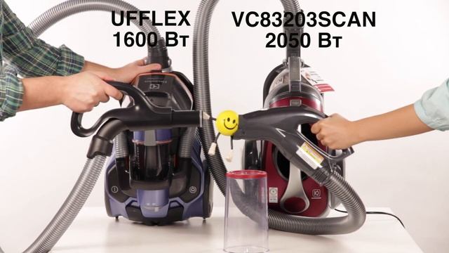 Сравнение мощности пылесосов Electrolux и LG смотреть онлайн