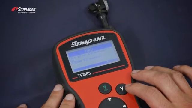 Program Schrader's EZ-sensor using Snap-on TPMS3 смотреть онлайн