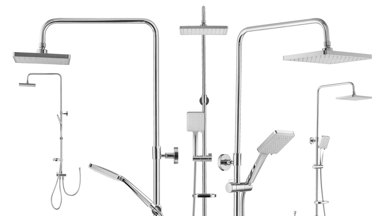 Распаковка семейного душа с нижним подключением и верхним душем 250х190 мм Swedbe Calypso 5077 смотреть онлайн