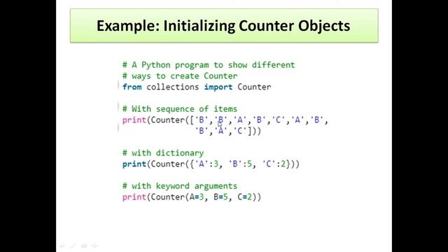 python class 11| collection in pythons, counter and OrderedDict смотреть онлайн