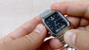CASIO AQ-230A-1D ОБЗОР / CASIO AQ-230A-1D OVERVIEW