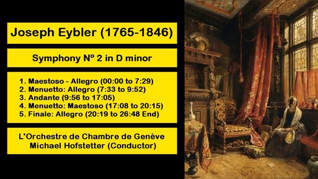 Joseph Eybler (1765-1846) - Symphony Nº 2 in D minor смотреть онлайн