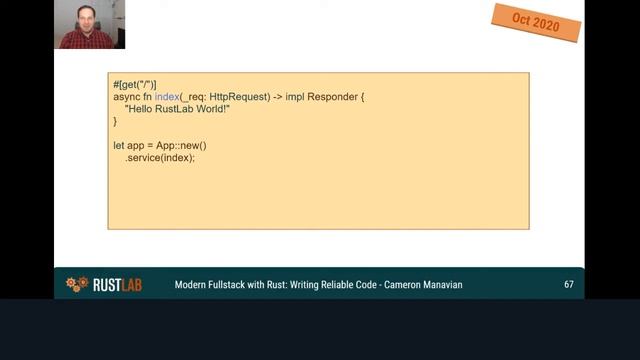 Modern Fullstack with Rust: Writing Reliable Code - Cameron Manavian смотреть онлайн