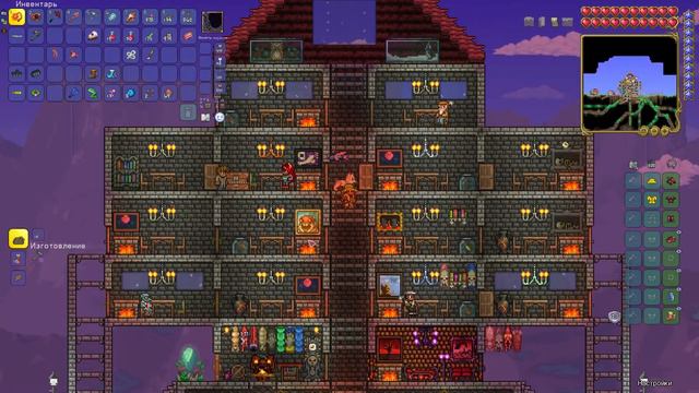 Массовое переселение, пилоны и гоблин - Terraria 1.4 Прохождение #8 смотреть онлайн