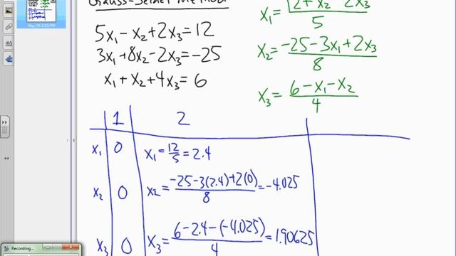 The Gauss-Seidel Method смотреть онлайн