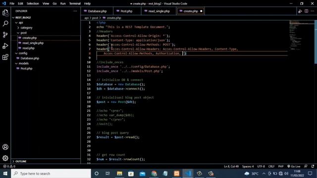 Fitur Create - Praktikum REST Server (API) dengan PHP смотреть онлайн