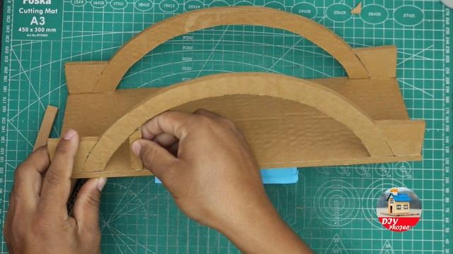 School Science Projects | How To Make A Bridge From Cardboard смотреть онлайн