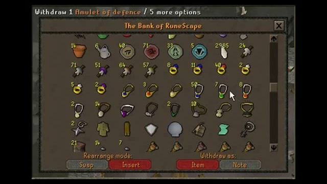 RuneScape Bank Video! Worth around 20m. смотреть онлайн