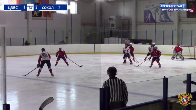 #хоккей #спорт . Первенство России (2004 г.р.). "ЦЗВС"-"Сокол" 29 ноября 2020 года смотреть онлайн