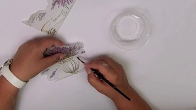 Decoupage Prowansja - Tutorial DIY