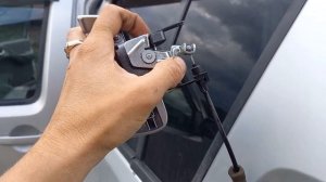 Ремонт дверной ручки, задняя дверь. Ниссан Патфаиндер R51