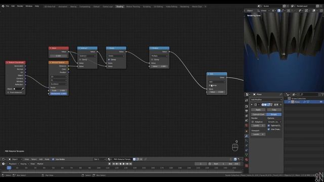 Procedural Landscape from a Plane - Blender Tutorial смотреть онлайн