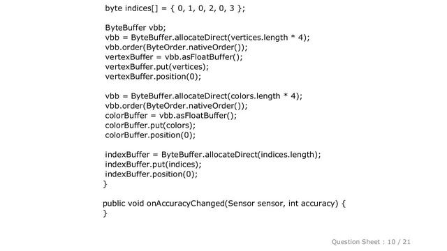 Android : How to use onSensorChanged sensor data in combination with OpenGL смотреть онлайн